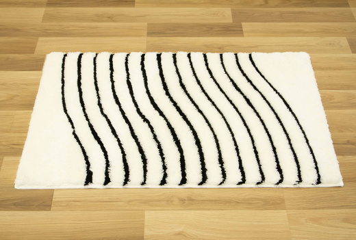 Dywanik Premium biało-czarny 60x100 cm