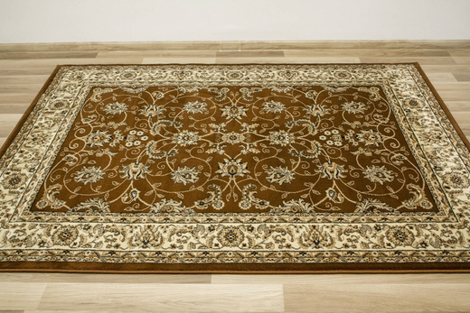 Dywan Super Rose 2338A brown/cream Ornament Brąz Beż Krem