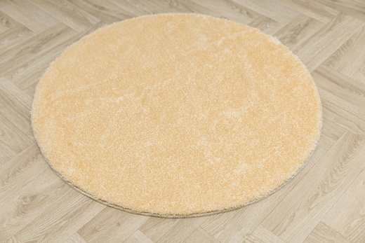 Dywan Okrągły Shaggy Antypoślizgowy Malmo Beż