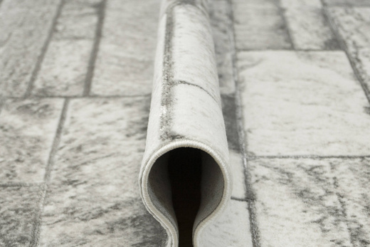 Dywan Felix 9250A l.grey/white Lśniący Szary Krem Prostokąty Marmur