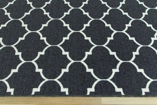 Wykładzina Clover 29 ciemny szary koniczyna marokańska szerokość 2 m