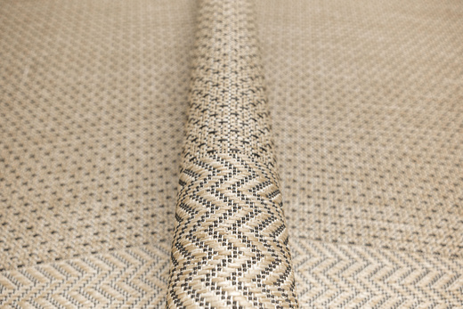 Dywan Antypoślizgowy Sznurkowy Flex 19242/P01 Beż Krem Jodełka