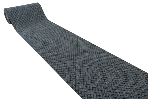 Podgumowany Chodnik Wycieraczka Lider 1402 URB Szary Romby szerokość 100 cm