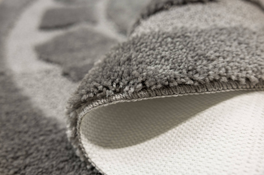 Dywanik Okrągły Łazienkowy Antypoślizgowy Ocean Szary