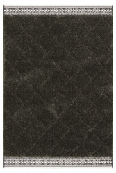 Dywan Shaggy/Sizal Akra 65216/999 Grafit Krem Romby