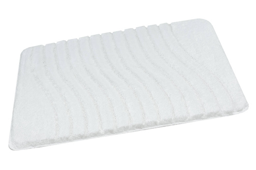 Dywanik Łazienkowy Antypoślizgowy Sara White Biały Fale