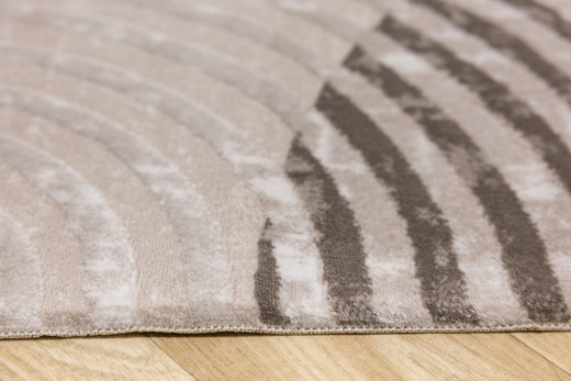Dywan Nantes Nantes NT209A Beige/Brown Szarobeżowy Półkola