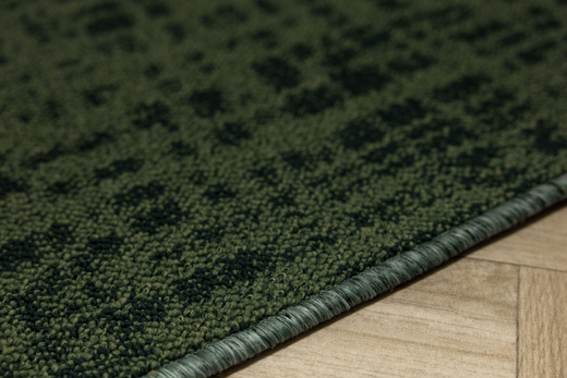 Wykładzina Pętelkowa Traffic 45 Butelkowa Zieleń Kratka Melanż szerokość 4 m