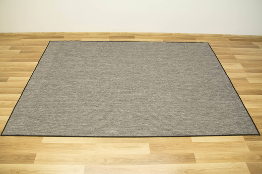 Dywan Dwustronny Sznurkowy Brussels 205664/11010 night silver Grafit Szary Pasy Outdoor