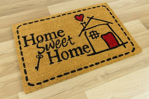 Antypoślizgowa Wycieraczka Kokos Tucan 2 Home Sweet Home