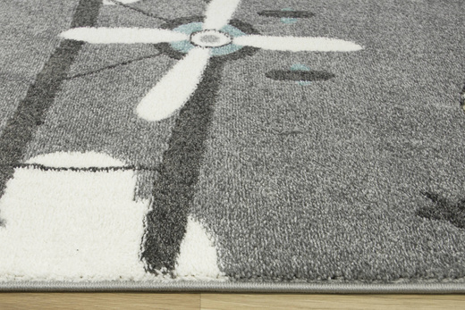 Dywan Lima 9359B l.grey/cream Samoloty Szary Krem
