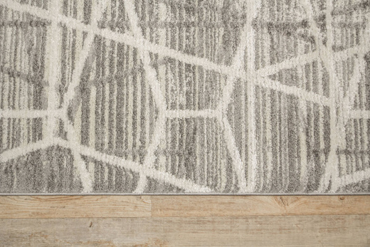 Dywan Loris G162D cream/d.grey Srebrzysty Szary Krem