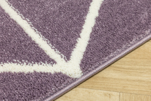 Dywan Dziecięcy Lima C877B lila/cream Fiolet Krem Trójkąty