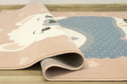 Dywan Luna Kids 534213/95855 flamin Lama Pastelowy Róż