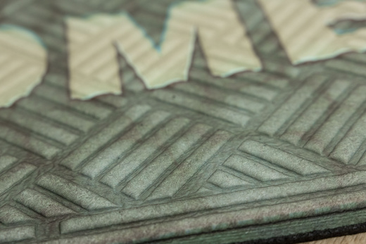 Wycieraczka Kiri K2 Home Zielona Monstera