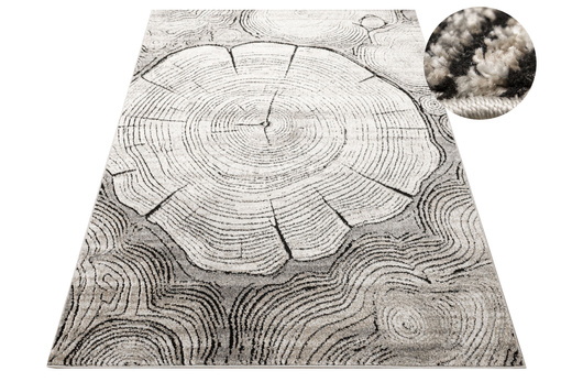 Dywan Matara P156A l.grey/sp.antr Szary Beż Krem Pień