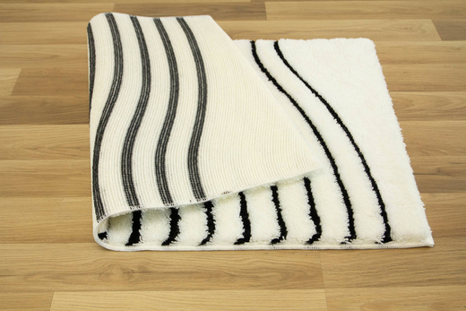Dywanik Premium biało-czarny 60x100 cm