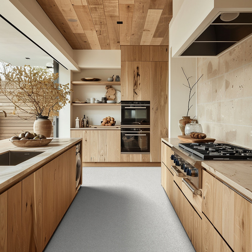 Wykładzina Obiektowa Pcv Studio Casa Marble 593 Szary Lastryko szerokość 1 m