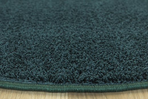 Okrągły Dywan Koło Phuket 40 Butelkowa Zieleń Shaggy