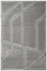 Dywan Shaggy Lula Soft IM89A L.Grey/L.Grey Szary Geometryczny Trójkąty
