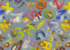 Dywan Alfabet 19 grey Zoo Literki