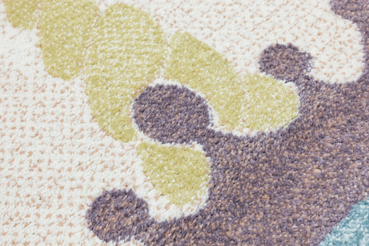 Okrągły Dywan Lima B070A cream/rose Jednorożec Krem