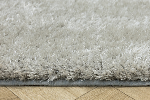 Wykładzina Luksusowa Shaggy Silky 72 Srebrzysty Szary szerokość 4 m