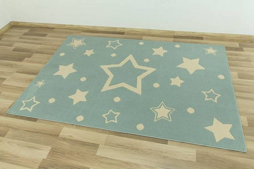 Dywan KIDS 533743/85855 gwiazdki niebieskie