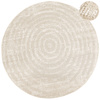 Okrągły Dywan Sznurkowy Haga 04787A vizon/cream Beż Krem  Okręgi Outdoor