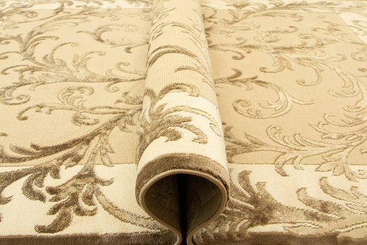 Dywan Galya K4084A brown/brown Brąz Beż Liście