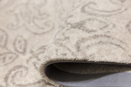 Wełniany Dywan Agnella Agnus Berien Bialy Ornament Beż Krem Szary