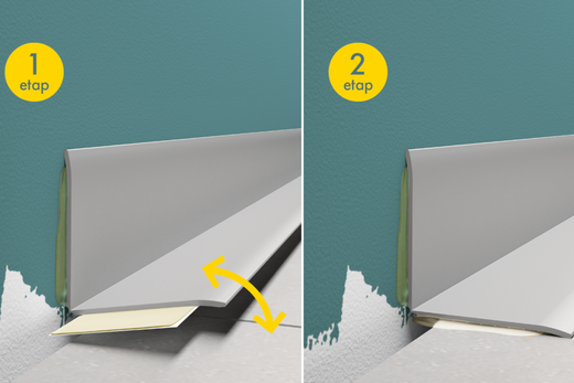 Taśma przypodlogowa Cezar 178 dąb bielony