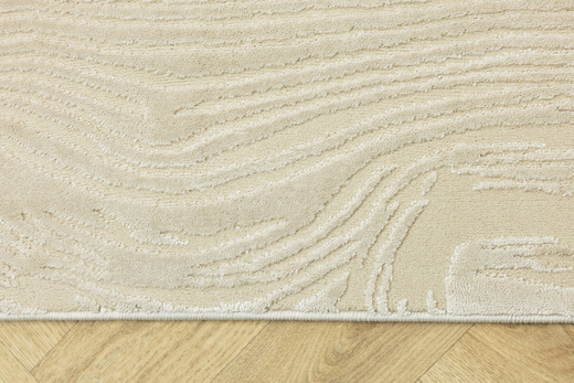 Dywan Misha J111A beige/beige Beżowy Linie Fale