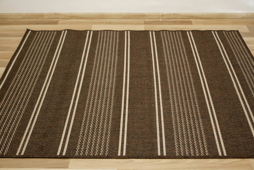 Dywan Płasko Tkany Natura PT 973/91 Brąz Beż Paski