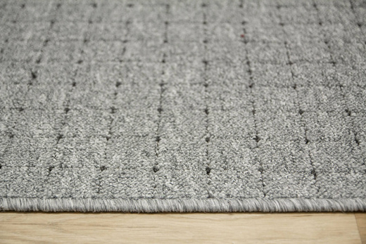 Wykładzina Zembla 73 Szary Grafit Kratka szerokość 2 m