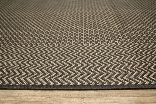 Zewnętrzny Dywan Sznurkowy Jeans 19242/P10 Brąz Beż Grafit Ramka