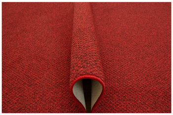 Wykładzina Pętelkowa Stockholm 35 Czerwony Czarny Melanższerokość 4 m