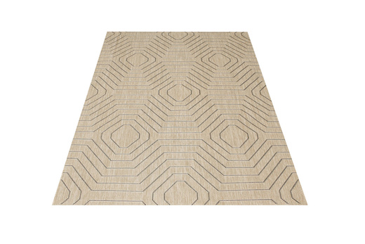 Zewnętrzny Dywan Sznurkowy Jeans 19013/P01 w Heksagony