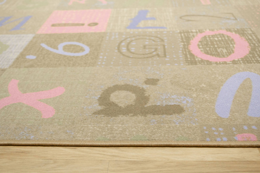 Dywan Blackboard 04 z Cfl-s1 Beż Róż