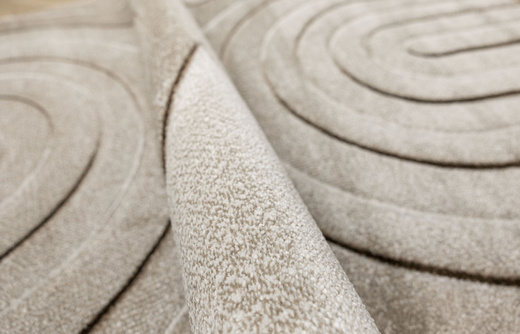 Dywan Agent 40438/870 brown/beig Krem Beż Brąz Półkola