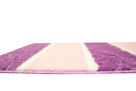 Komplet 2-częściowy Łazienkowy Murcia Pink Róż Fiolet Listki