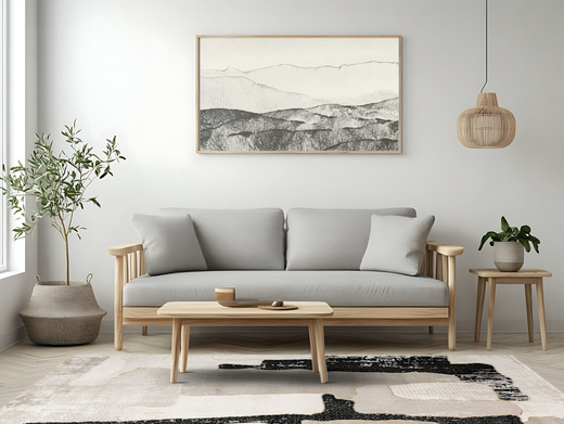 Dywan Kashmir KR204S Vizon/Black Beż Czarny Złoty Tynk