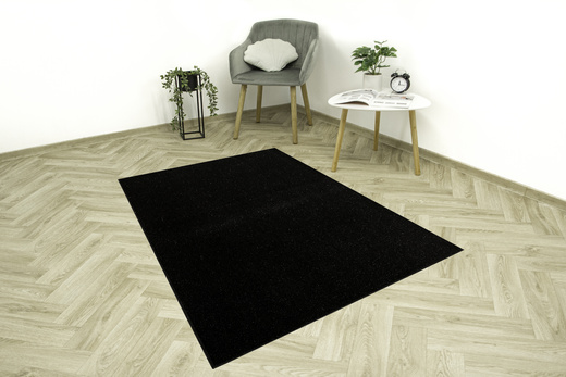 Dywan Harrow-Flash 78 Czarny z Brokatem