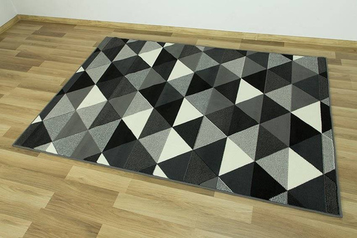 Dywan Luna 503430/56911 grey trójkąty