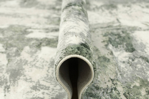 Dywan DAVINCI 2443A d.green/beige Y04/45 Butelkowa Zieleń Beż