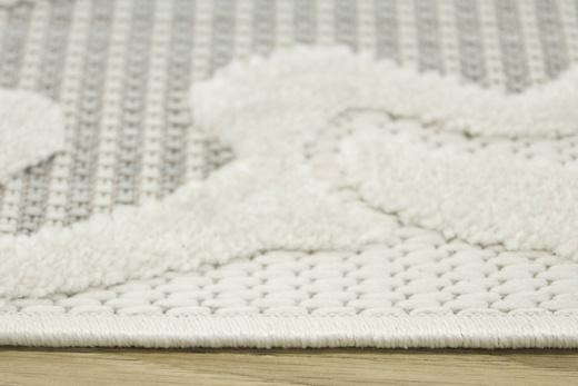 Dywan Sznurkowy Stella D414A l.grey/l.grey Szary Srebrny Krem