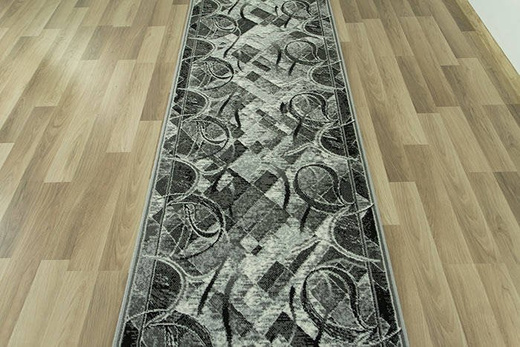 Chodnik Gold 336/18 szary szerokość 80 cm