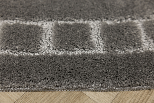 Dywanik Łazienkowy Antypoślizgowy Ocean Grey Szary Owalny