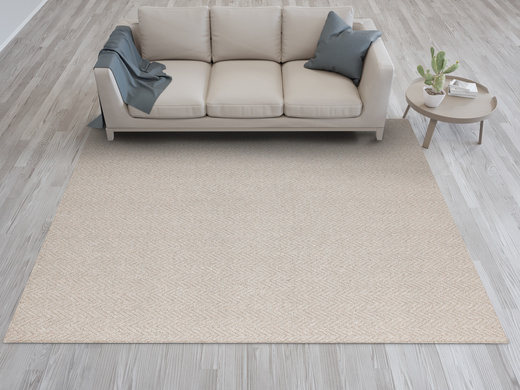 Wykładzina Pętelkowa Havanna 5114 Beż Krem Melanż Gruby Splot Jodełka szerokość 4m