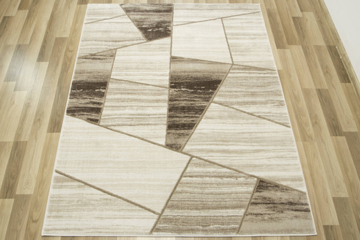 Dywan Felix 9253A l.beige/cream Lśniący Marmur Krem Beż